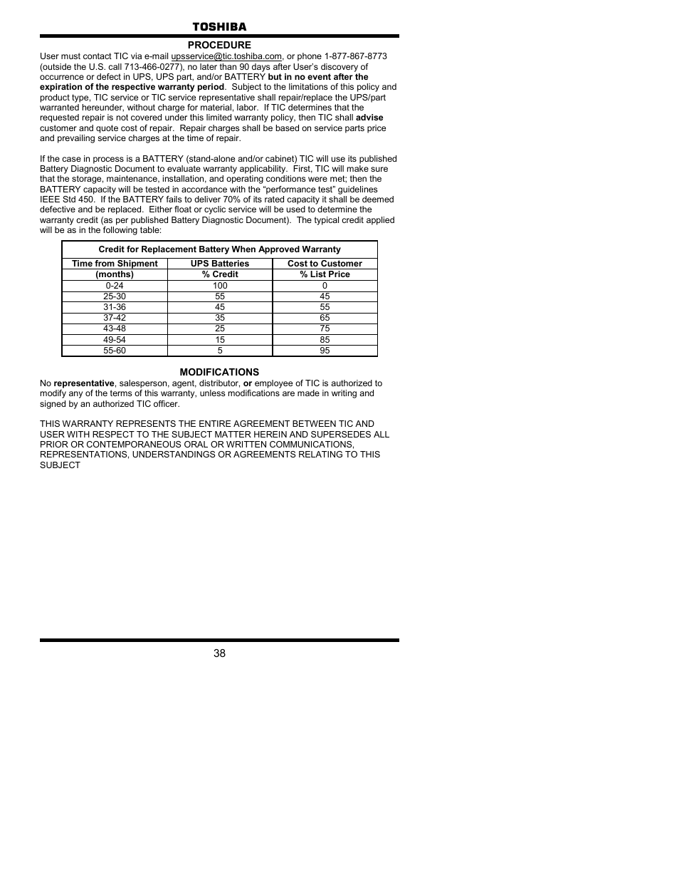 Toshiba 1700 User Manual | Page 38 / 41