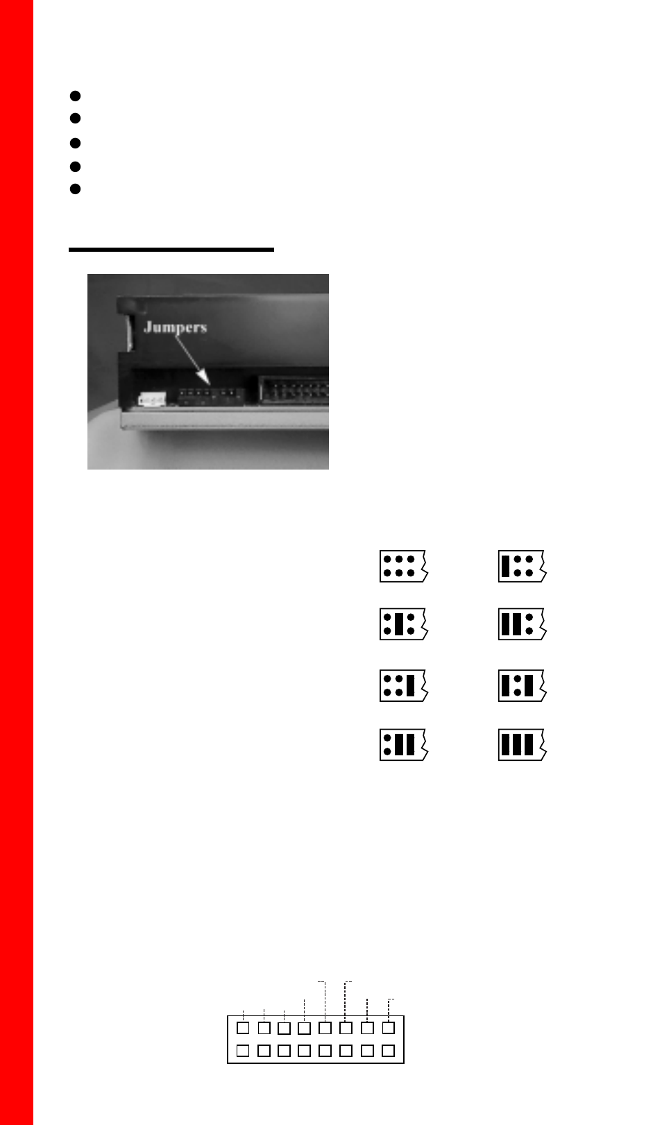 Setting jumpers | Toshiba SD-M1201 User Manual | Page 2 / 8