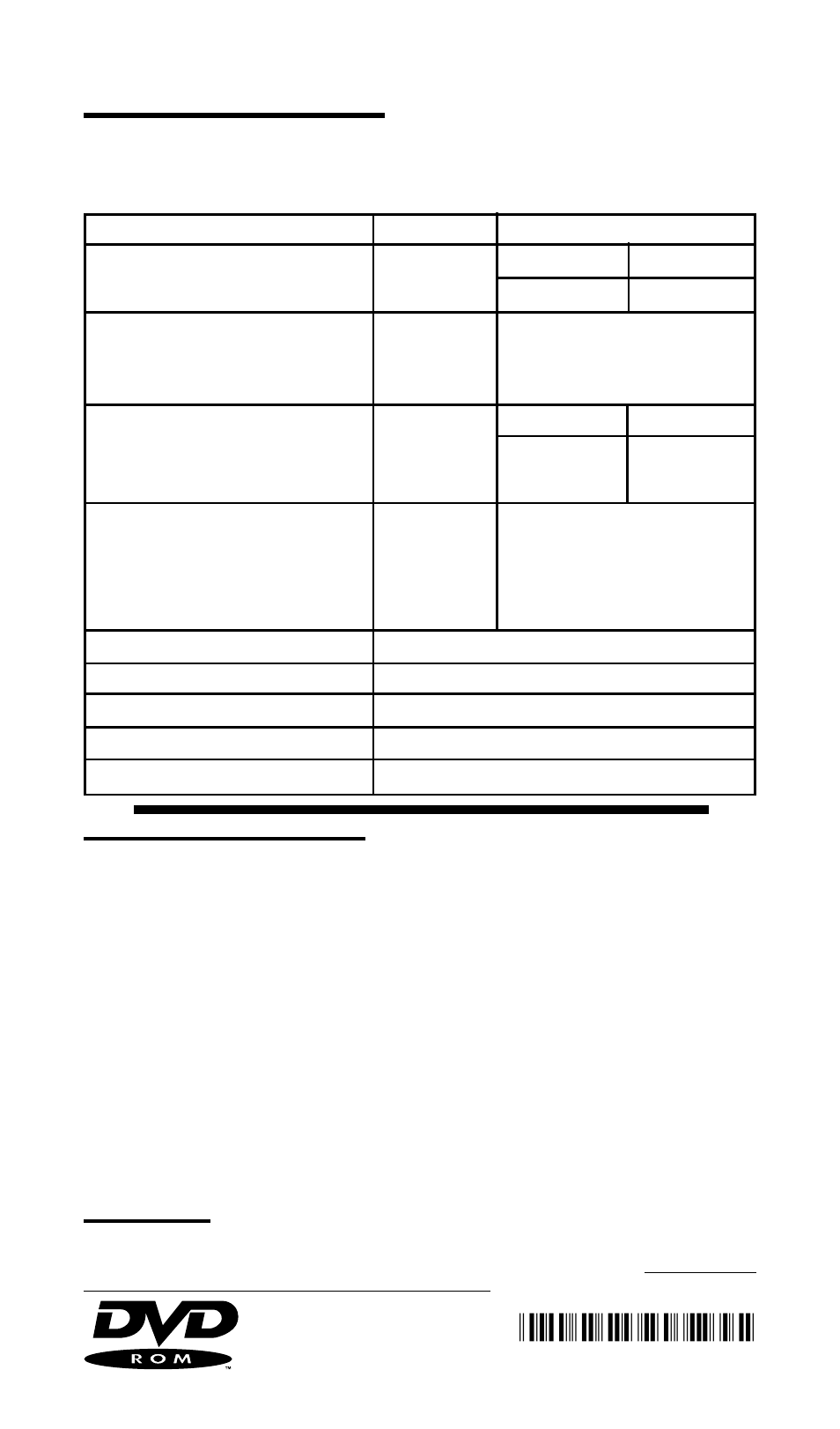 Technical support | Toshiba SD-M1201 User Manual | Page 8 / 8