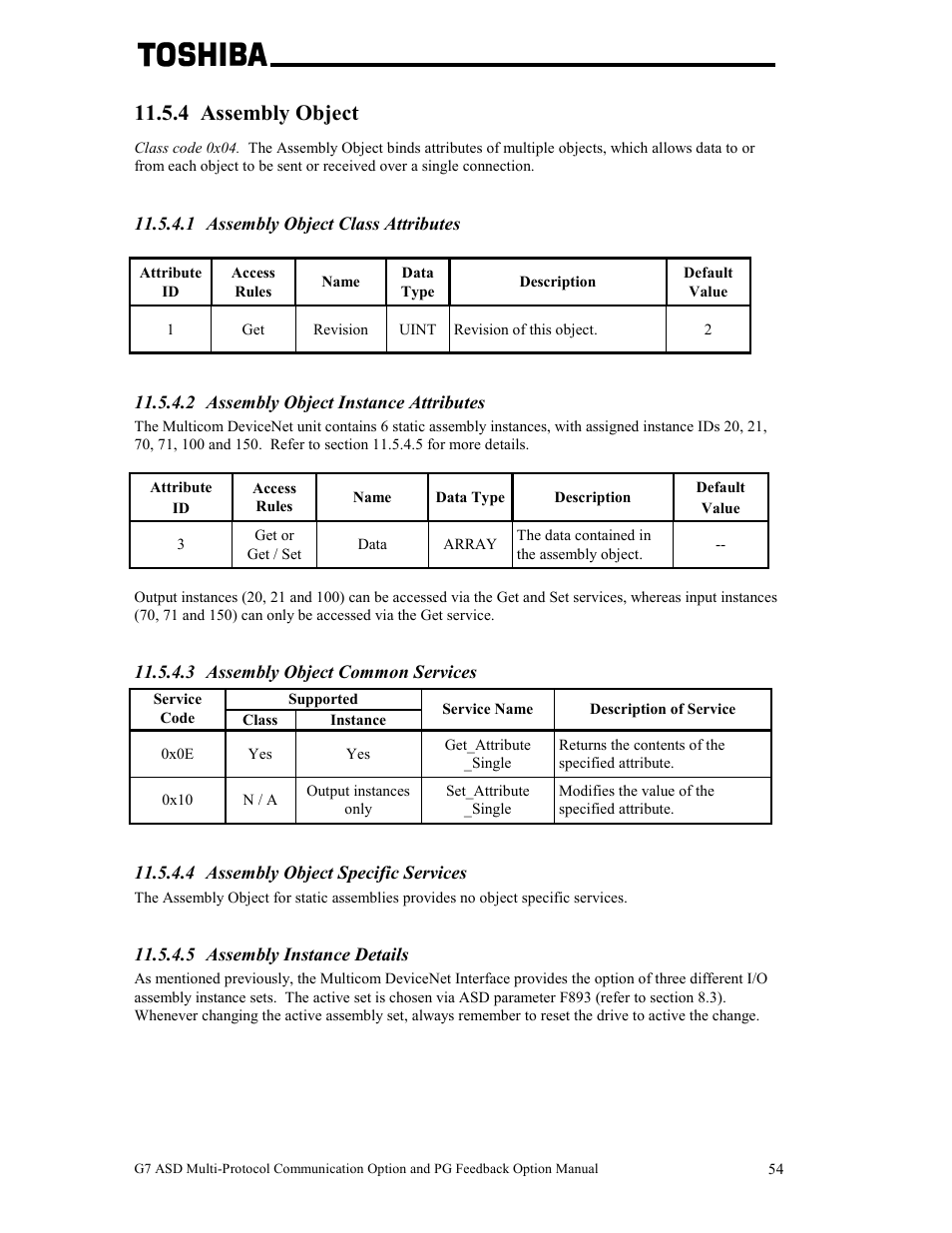 4 assembly object | Toshiba G7 User Manual | Page 61 / 84