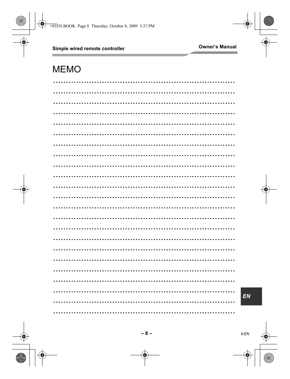 Toshiba RBC-AS21UL User Manual | Page 9 / 10