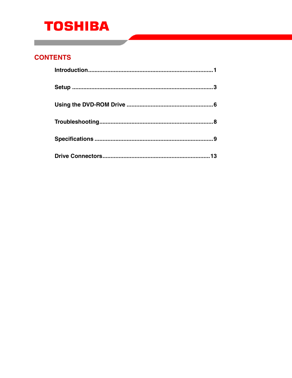 Toshiba SD-M1802 User Manual | Page 2 / 16