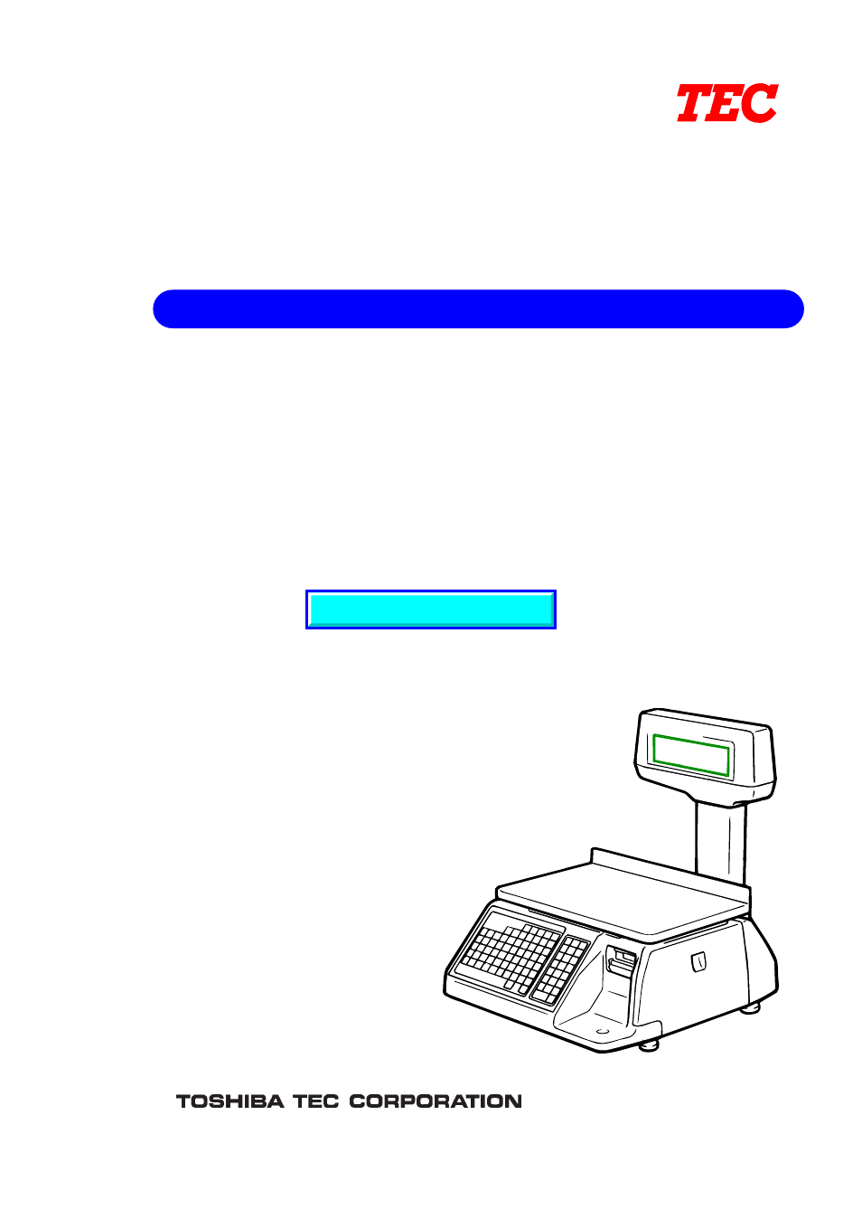 Toshiba TEC SL-9000 series User Manual | 96 pages