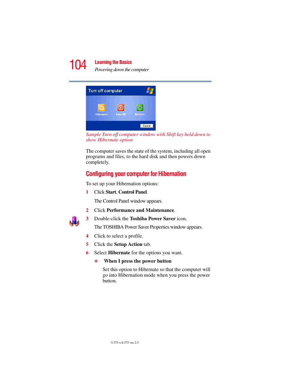 Toshiba F25Series User Manual | Page 104 / 345