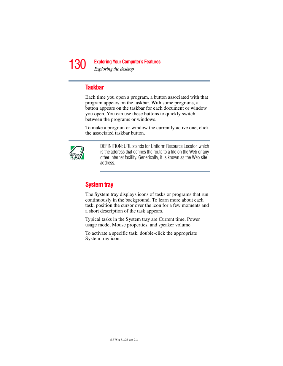 Toshiba F25Series User Manual | Page 130 / 345