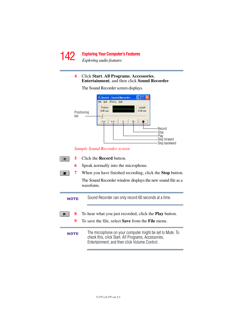 Toshiba F25Series User Manual | Page 142 / 345