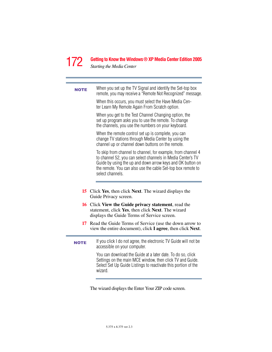 Toshiba F25Series User Manual | Page 172 / 345