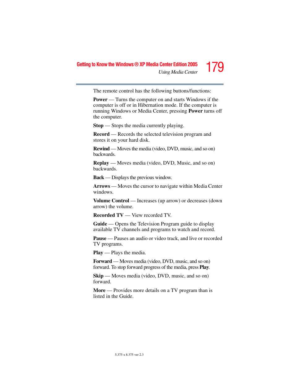 Toshiba F25Series User Manual | Page 179 / 345