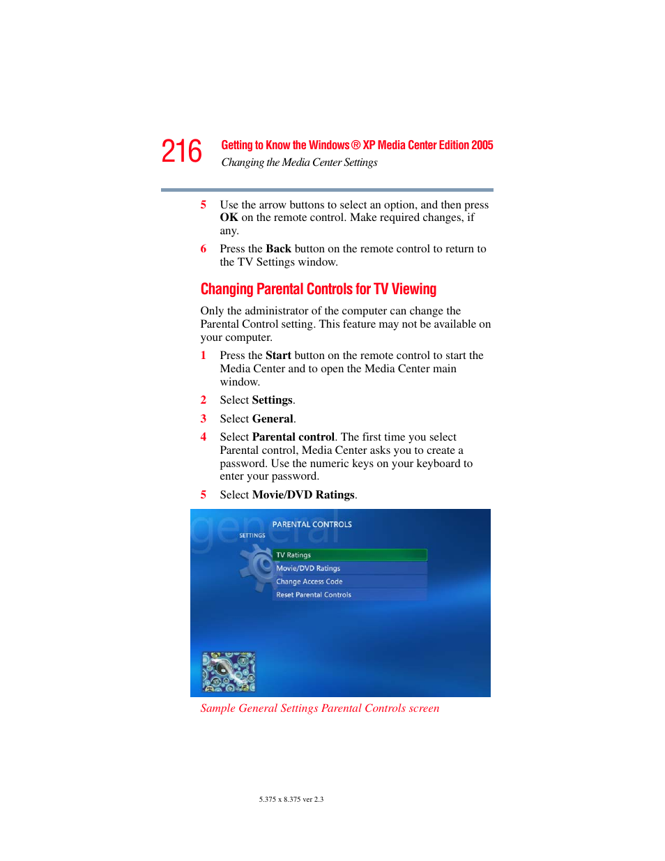 Toshiba F25Series User Manual | Page 216 / 345
