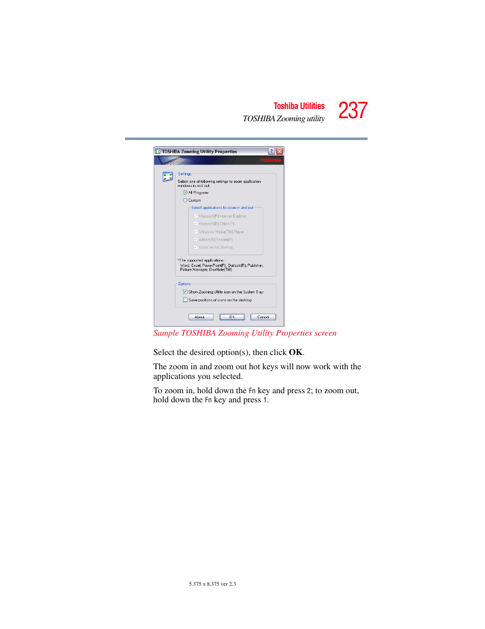 Toshiba F25Series User Manual | Page 237 / 345