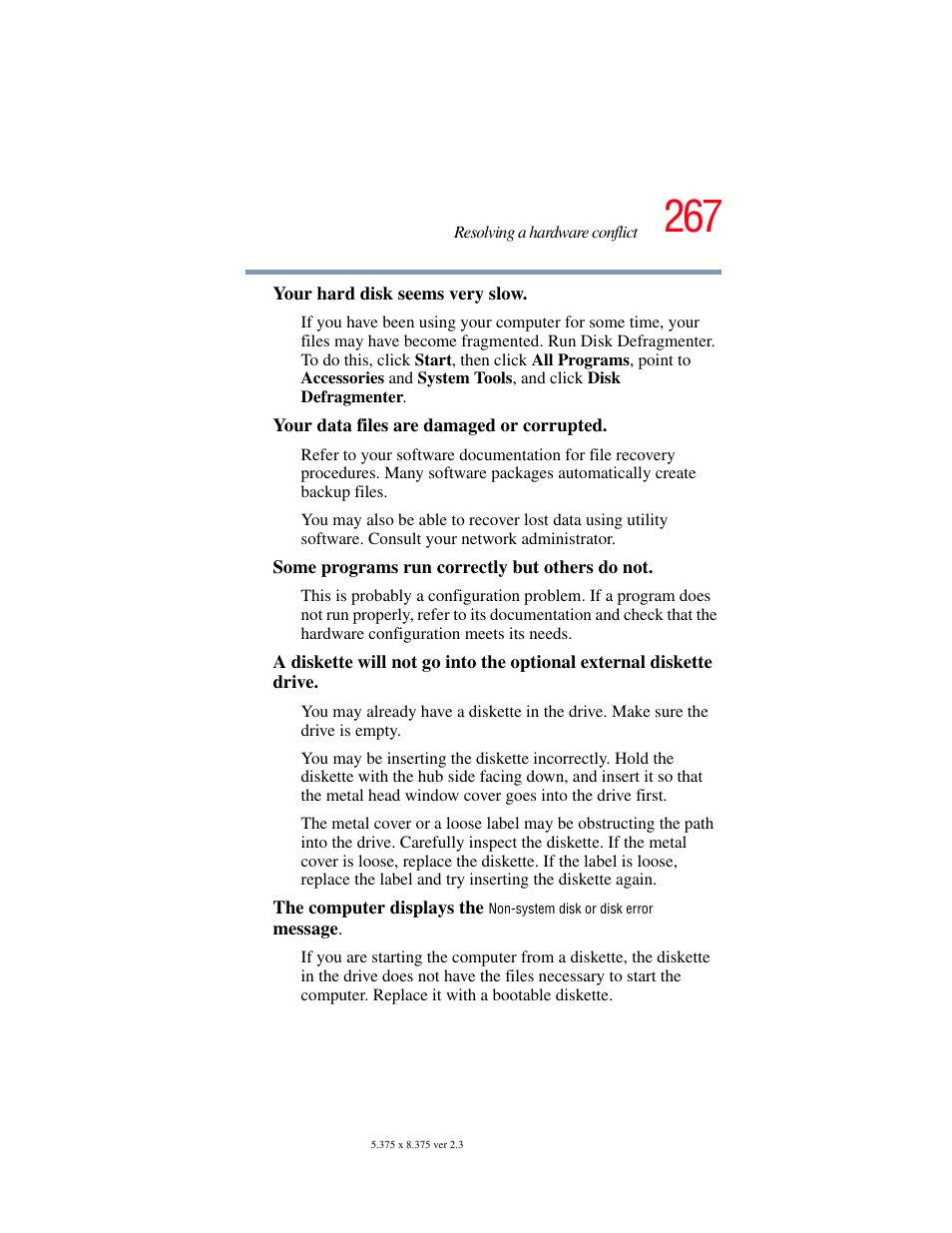 Toshiba F25Series User Manual | Page 267 / 345
