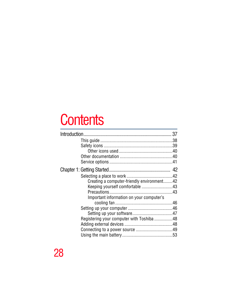 Toshiba F25Series User Manual | Page 28 / 345