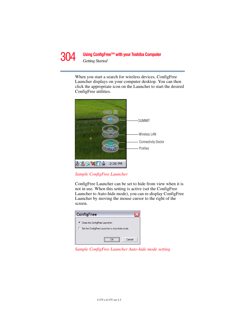 Toshiba F25Series User Manual | Page 304 / 345