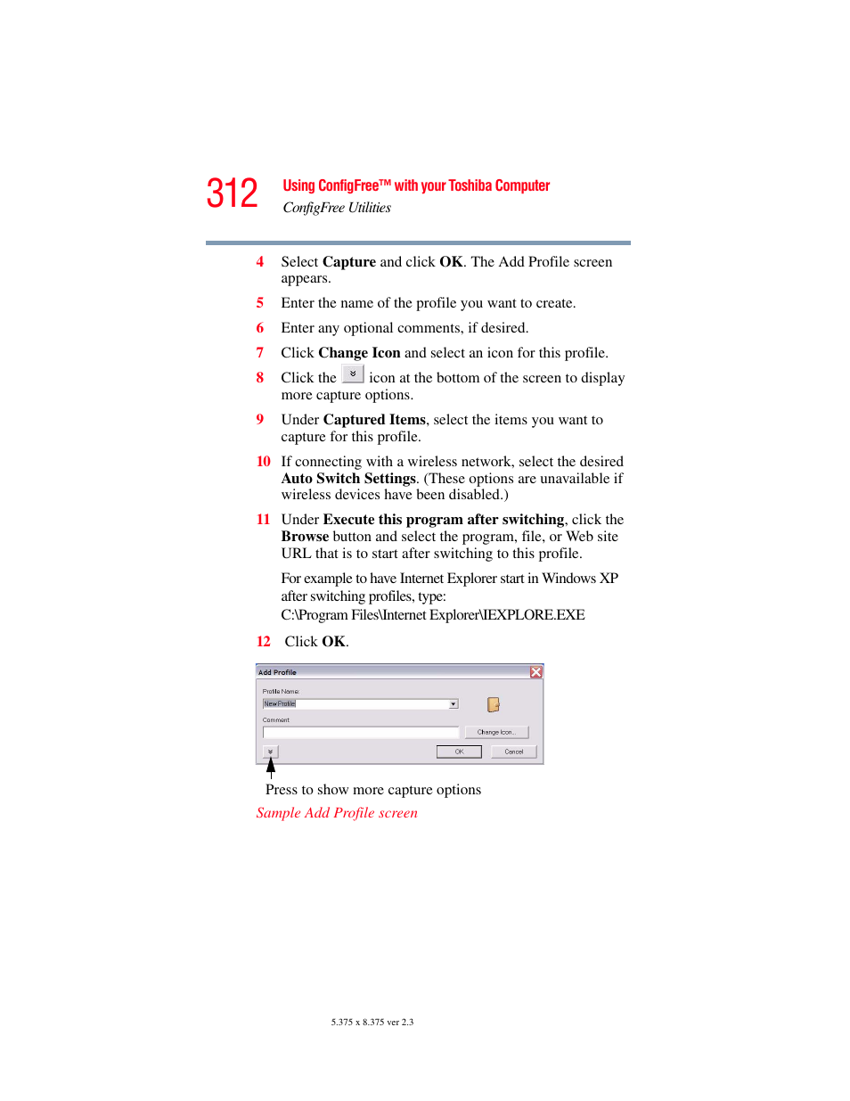 Toshiba F25Series User Manual | Page 312 / 345