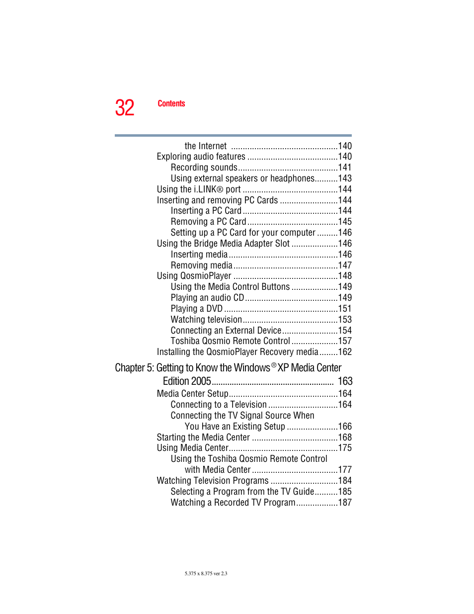 Toshiba F25Series User Manual | Page 32 / 345