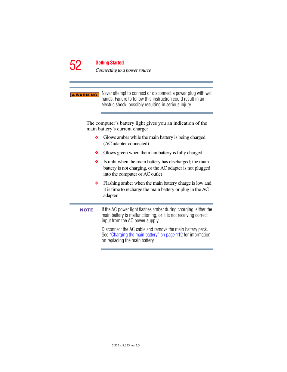 Toshiba F25Series User Manual | Page 52 / 345