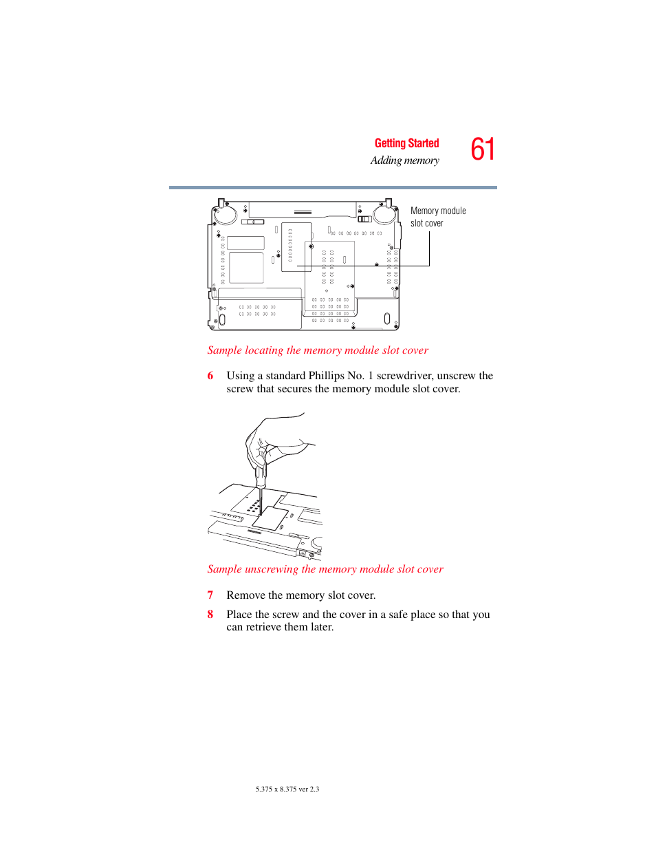 Toshiba F25Series User Manual | Page 61 / 345