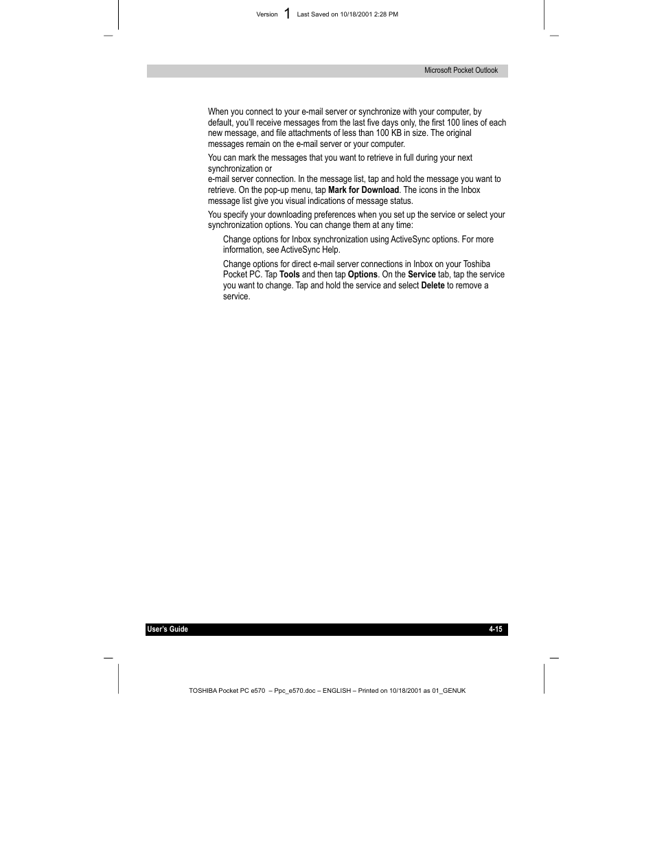 Toshiba e570 User Manual | Page 66 / 109