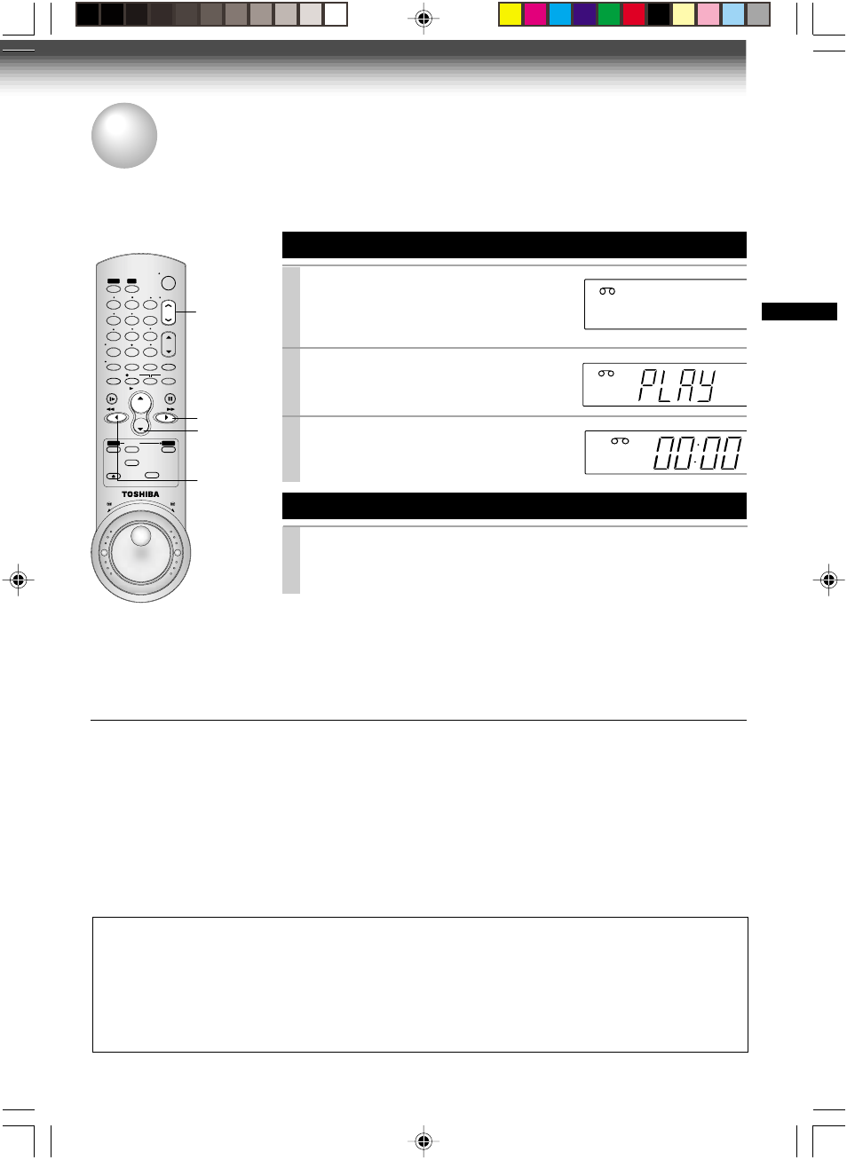 Playback, Basic and double speed, S-vhs quasi playback (sqpb) | Basic playback, Double speed playback, Ch/trk, Adjusting the tracking, Load a recorded cassette, Press play/x2 to start playback | Toshiba W-627 User Manual | Page 19 / 34