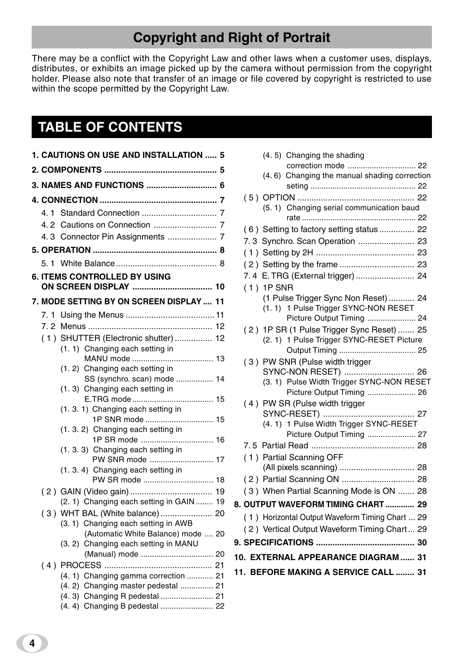 Toshiba IK-TF9C User Manual | Page 4 / 32