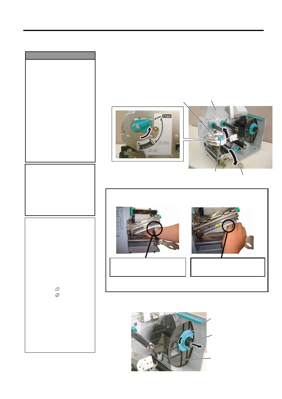 Loading the media, 7 loading the media | Toshiba TEC B B-SX5T SERIES User Manual | Page 16 / 56