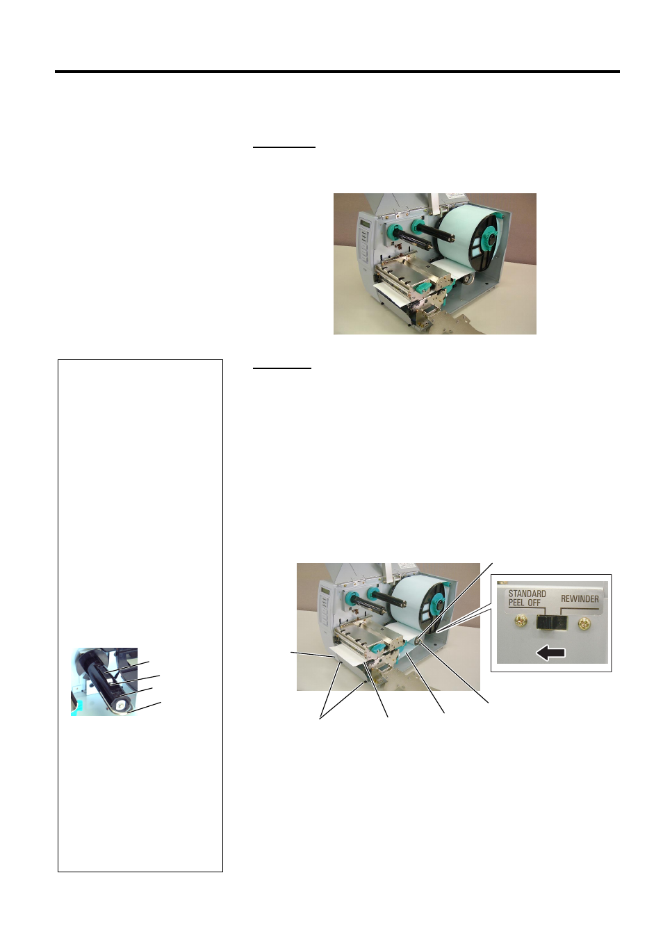 7 loading the media (cont.) | Toshiba TEC B B-SX5T SERIES User Manual | Page 19 / 56