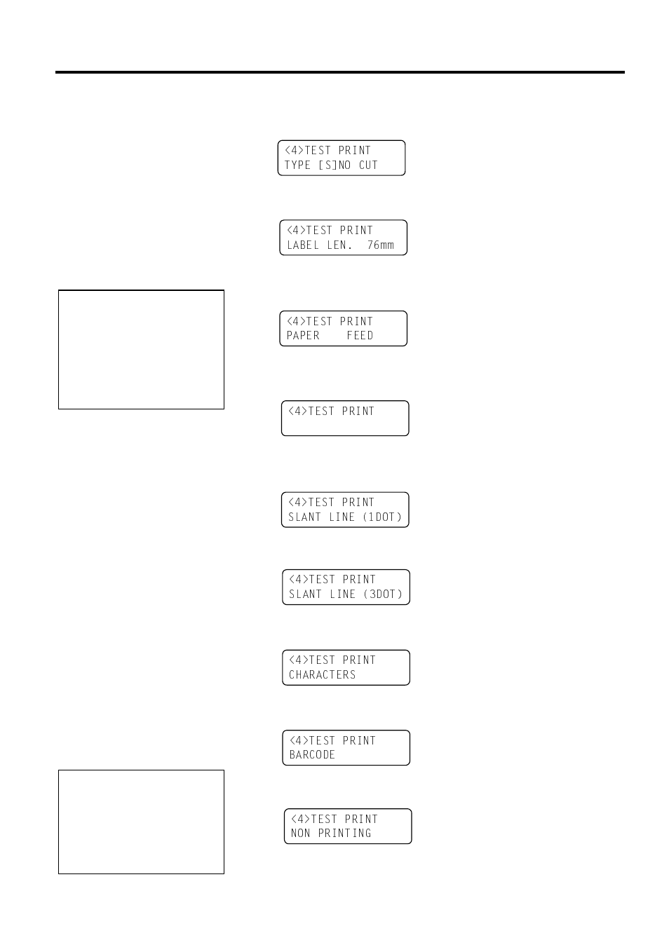 10 test print (cont.) | Toshiba TEC B B-SX5T SERIES User Manual | Page 26 / 56