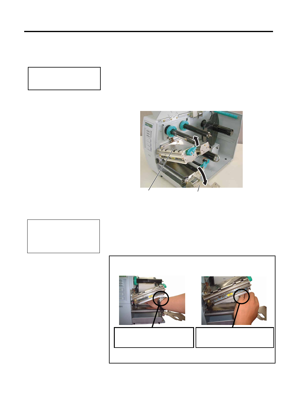 Removing jammed media, 3 removing jammed media | Toshiba TEC B B-SX5T SERIES User Manual | Page 37 / 56