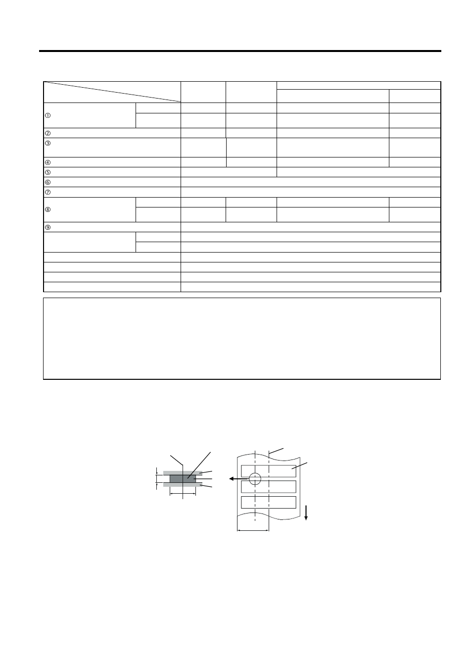 A1.3.1 media type (cont.), A1.3.2 detection area of the transmissive sensor | Toshiba TEC B B-SX5T SERIES User Manual | Page 41 / 56