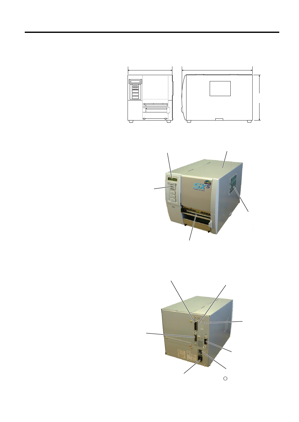 Appearance, 5 appearance | Toshiba TEC B B-SX5T SERIES User Manual | Page 9 / 56