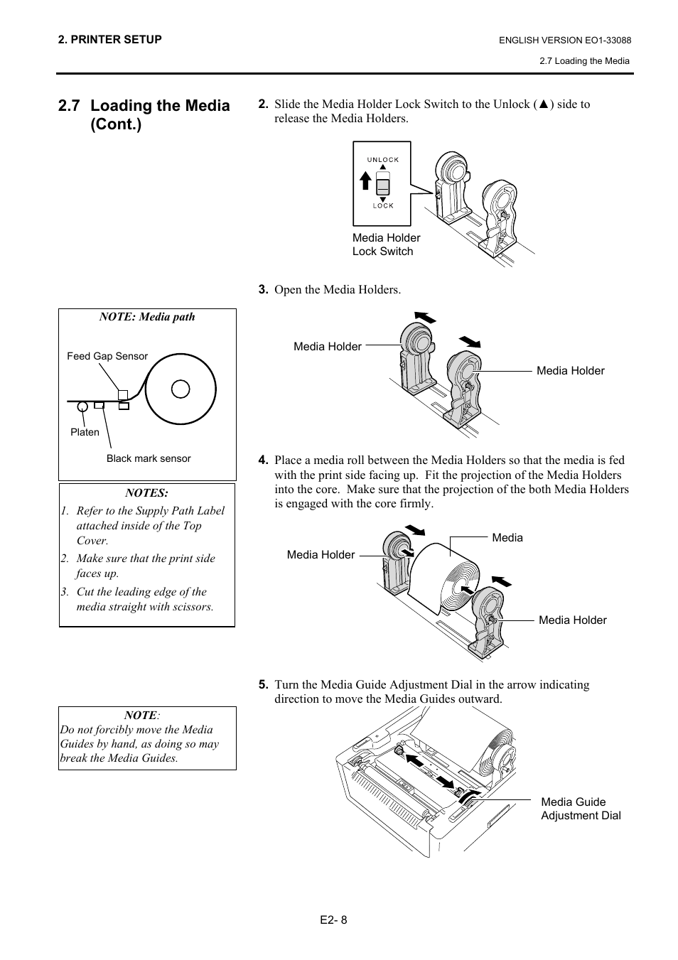 7 loading the media (cont.) | Toshiba B-EV4D SERIES User Manual | Page 19 / 46