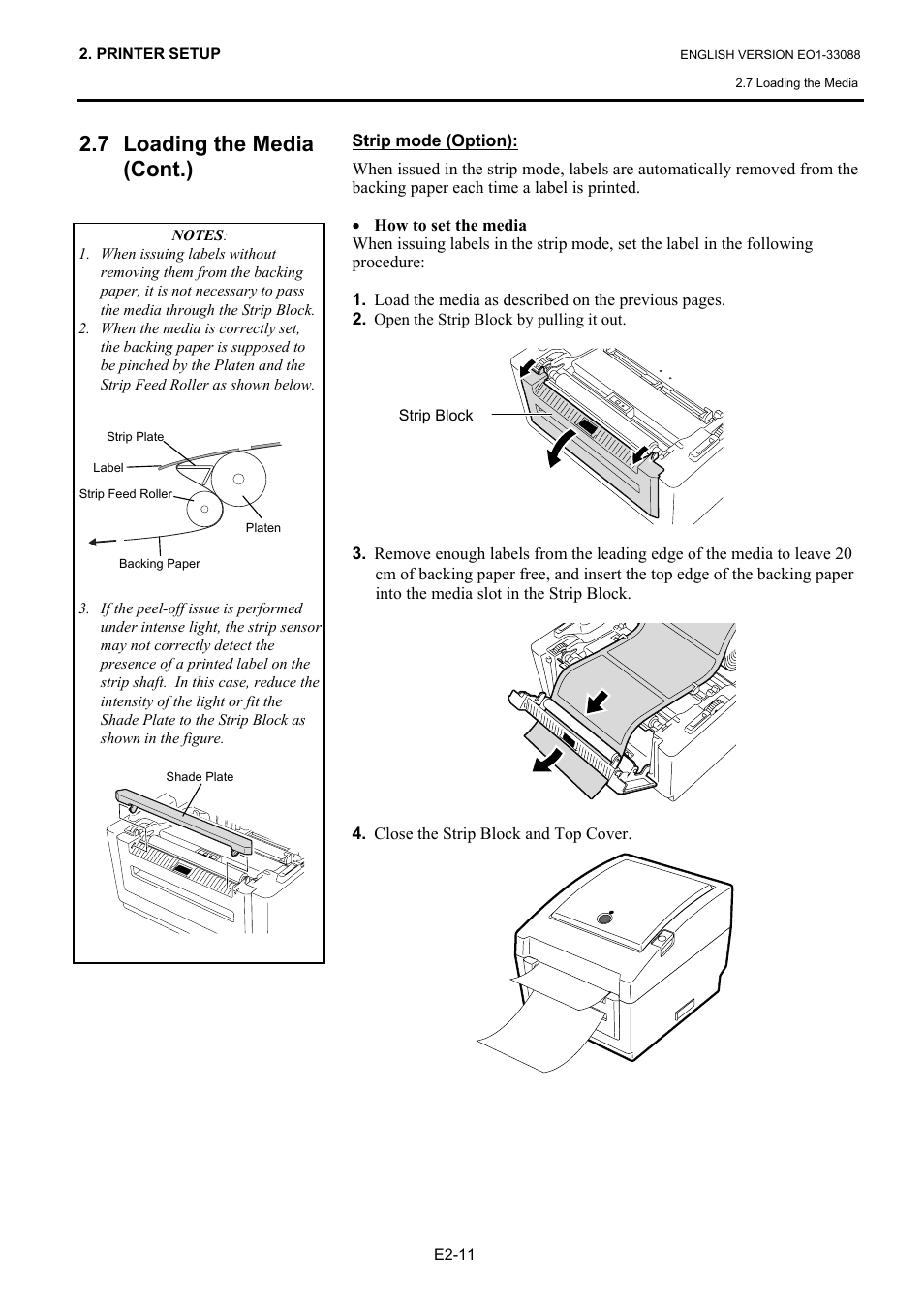 7 loading the media (cont.) | Toshiba B-EV4D SERIES User Manual | Page 22 / 46