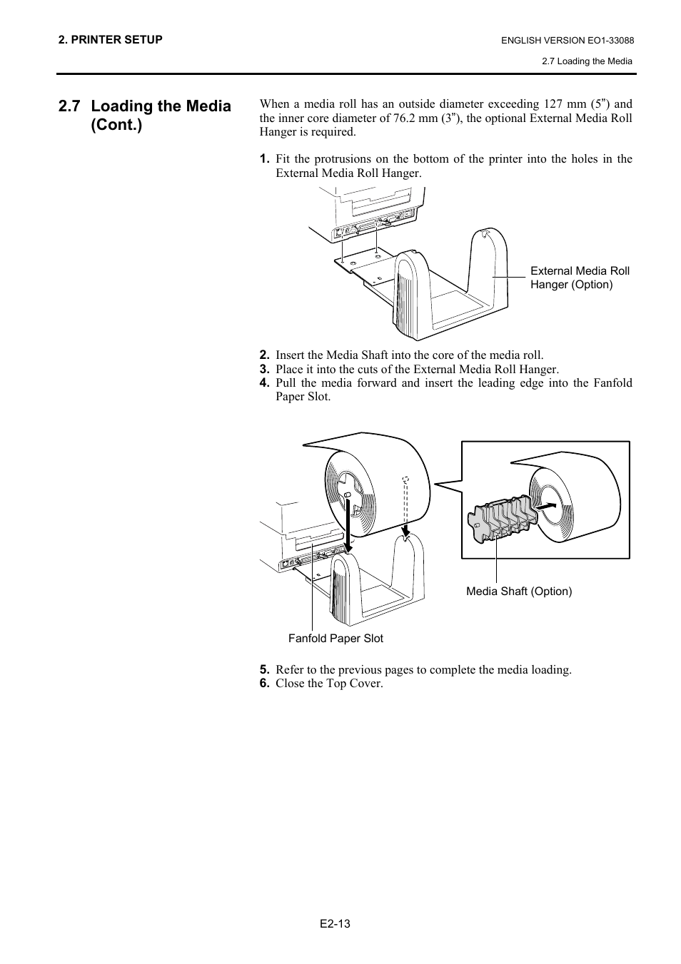 7 loading the media (cont.) | Toshiba B-EV4D SERIES User Manual | Page 24 / 46