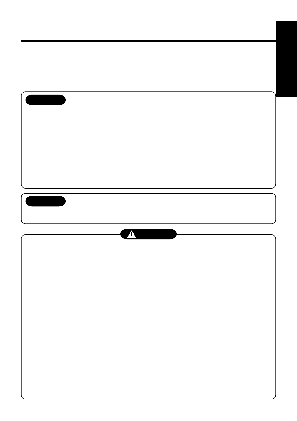 Precautions for safety, Caution, Warning | Toshiba MMU-AP0071MH User Manual | Page 5 / 32