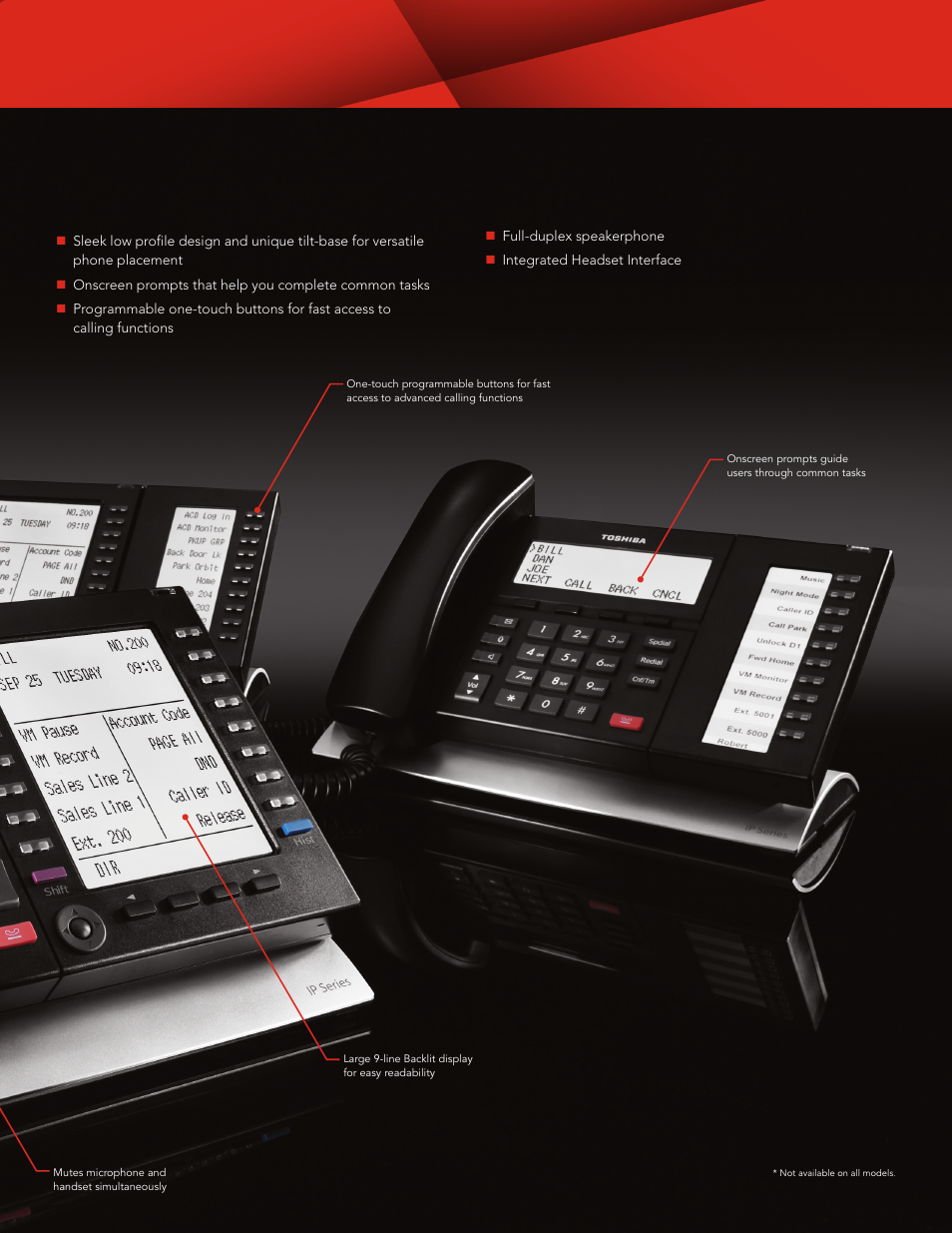 Toshiba IP Telephones User Manual | Page 3 / 4