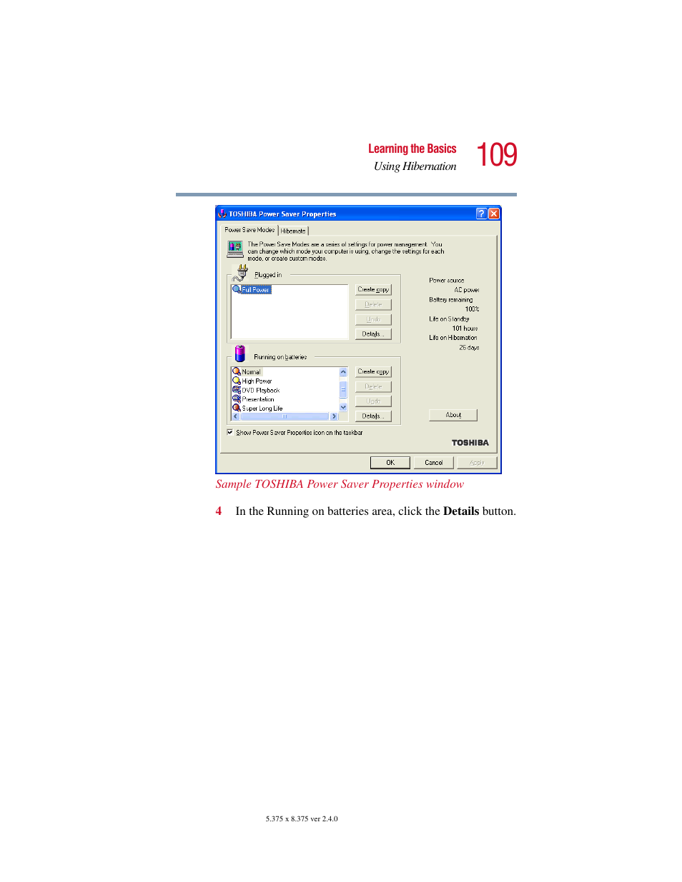 Toshiba 2400 User Manual | Page 109 / 300