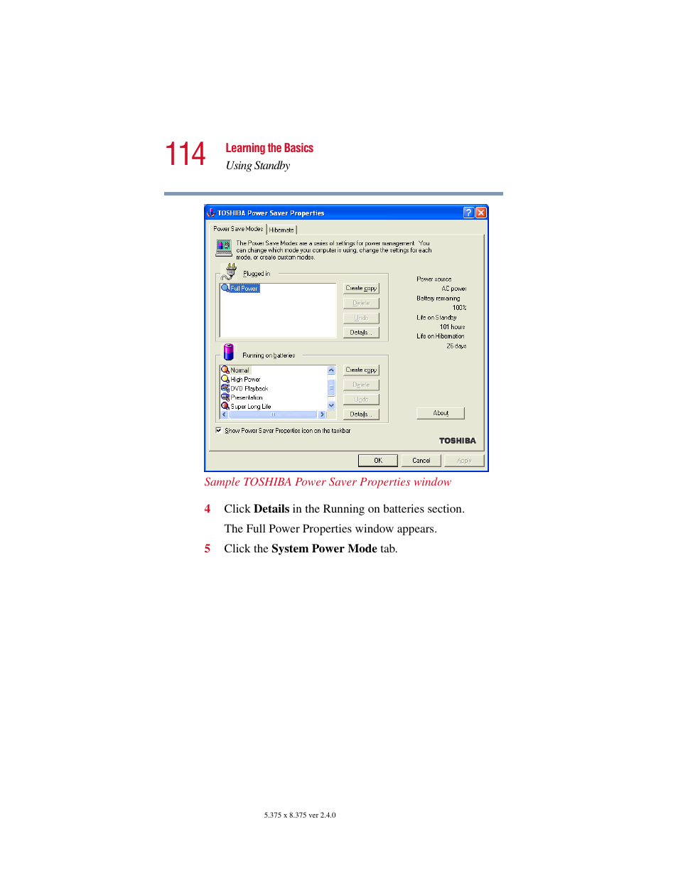 Toshiba 2400 User Manual | Page 114 / 300