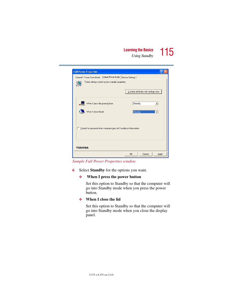 Toshiba 2400 User Manual | Page 115 / 300