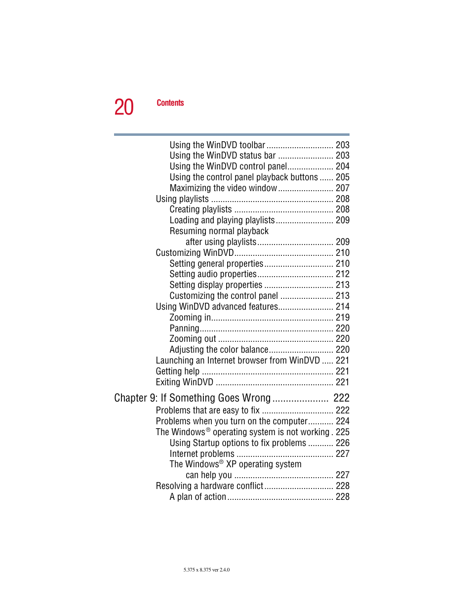 Toshiba 2400 User Manual | Page 20 / 300