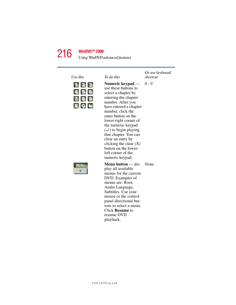 Toshiba 2400 User Manual | Page 216 / 300
