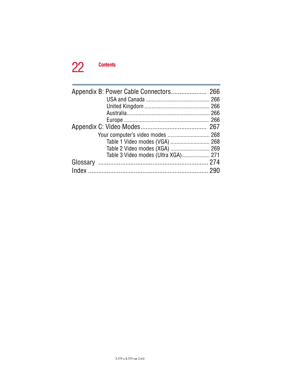 Toshiba 2400 User Manual | Page 22 / 300