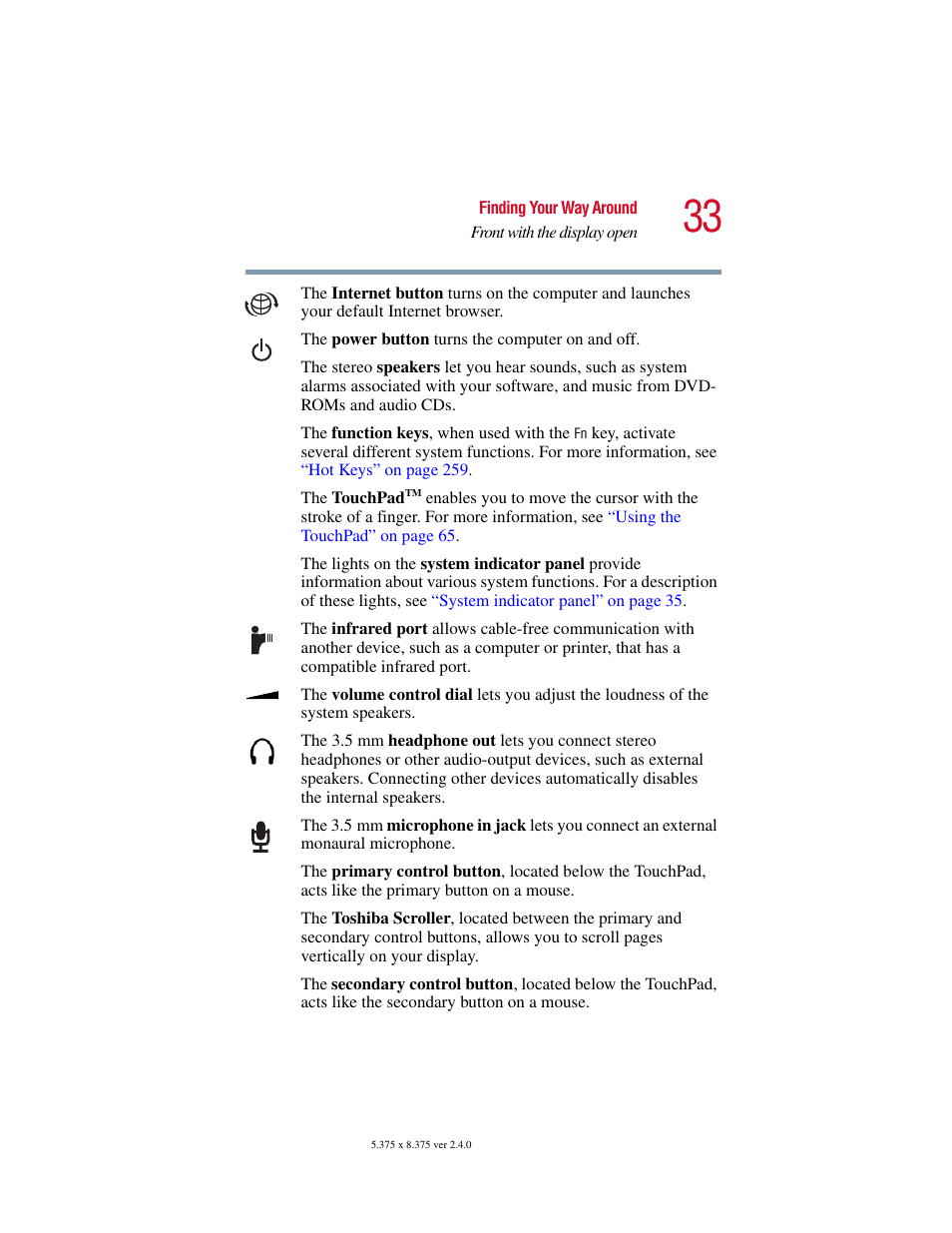 Toshiba 2400 User Manual | Page 33 / 300