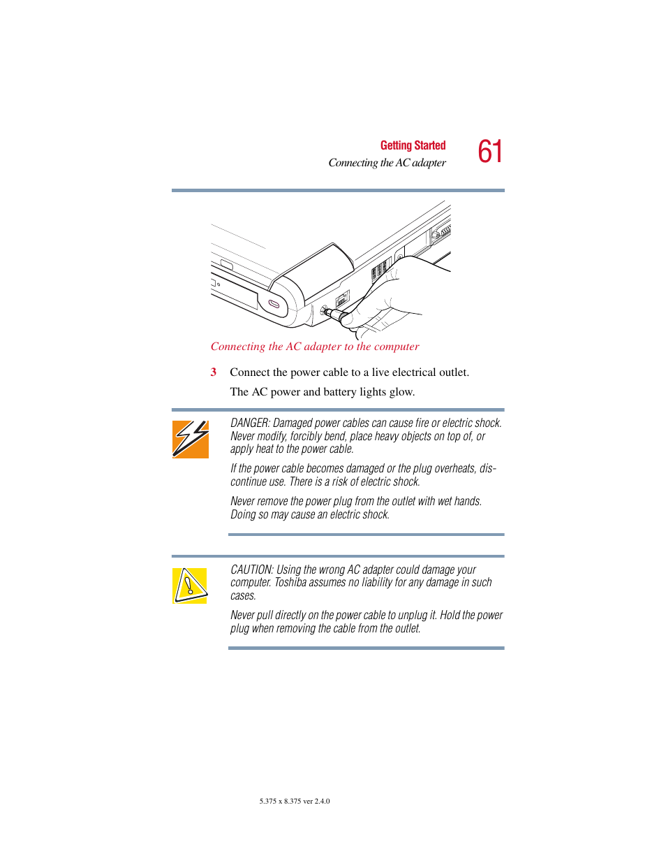 Toshiba 2400 User Manual | Page 61 / 300