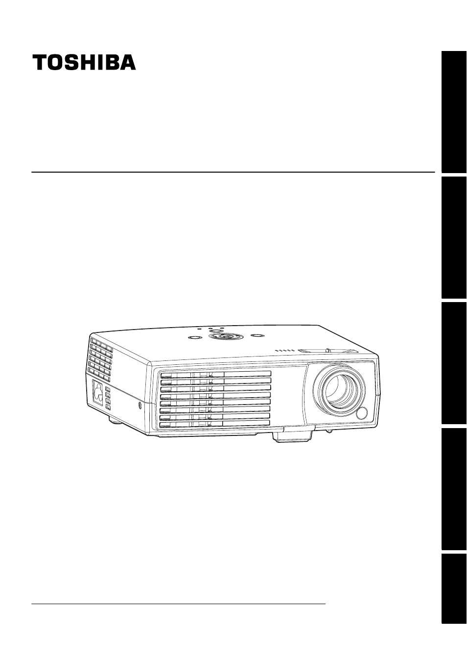 Toshiba TDP-PX10 User Manual | 52 pages