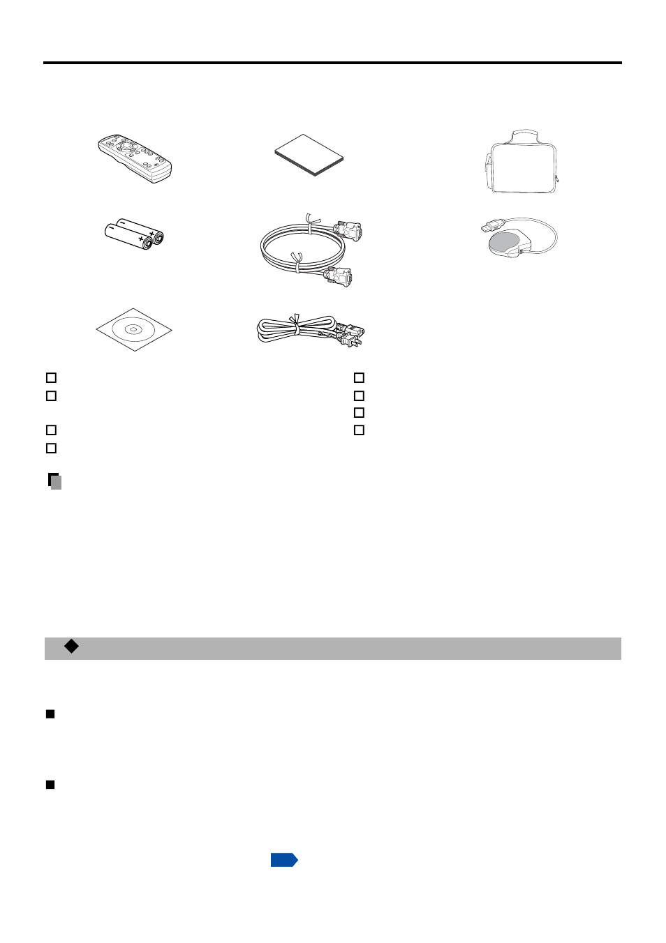Checking the package contents, Save original packing materials, The supplied cd-rom | Toshiba TDP-PX10 User Manual | Page 16 / 52