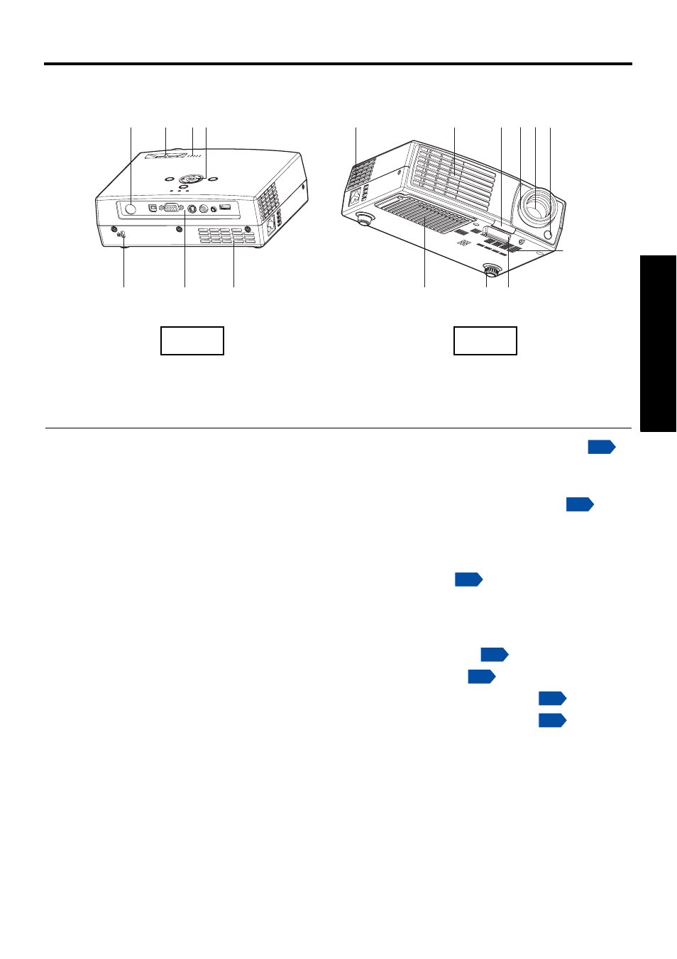 Names of each part on the main unit, 17 pre p arations | Toshiba TDP-PX10 User Manual | Page 17 / 52