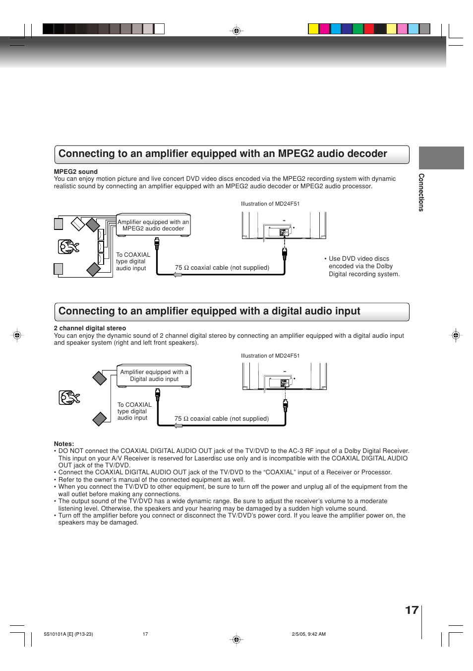 Toshiba MD24F51 User Manual | Page 17 / 56