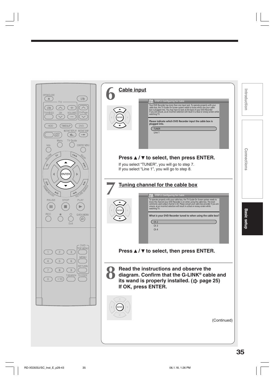 Toshiba RD-XS35SC User Manual | Page 35 / 56