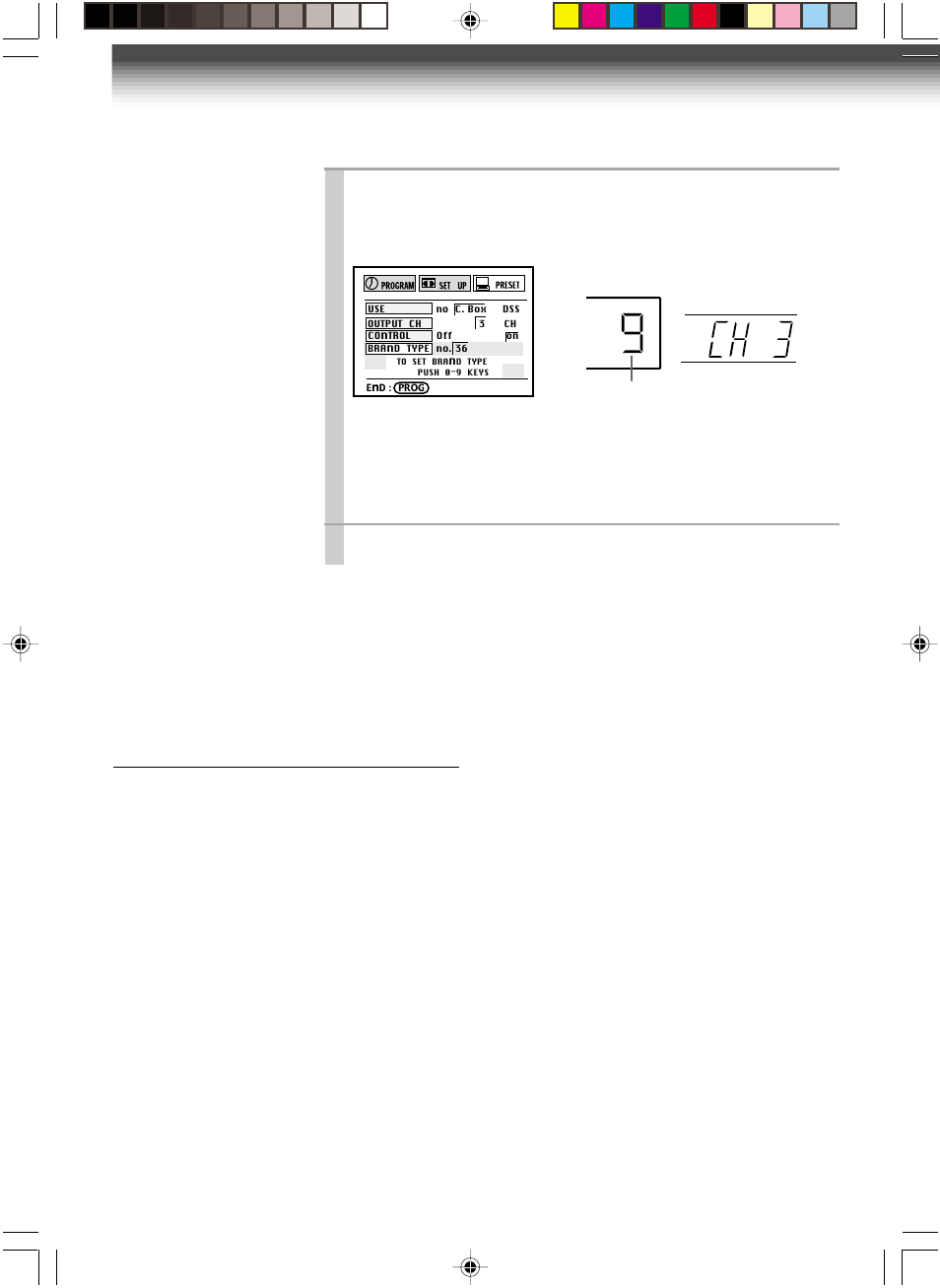 Cable box set-up (continued), Press prog . twice to exit | Toshiba W-717 User Manual | Page 34 / 47