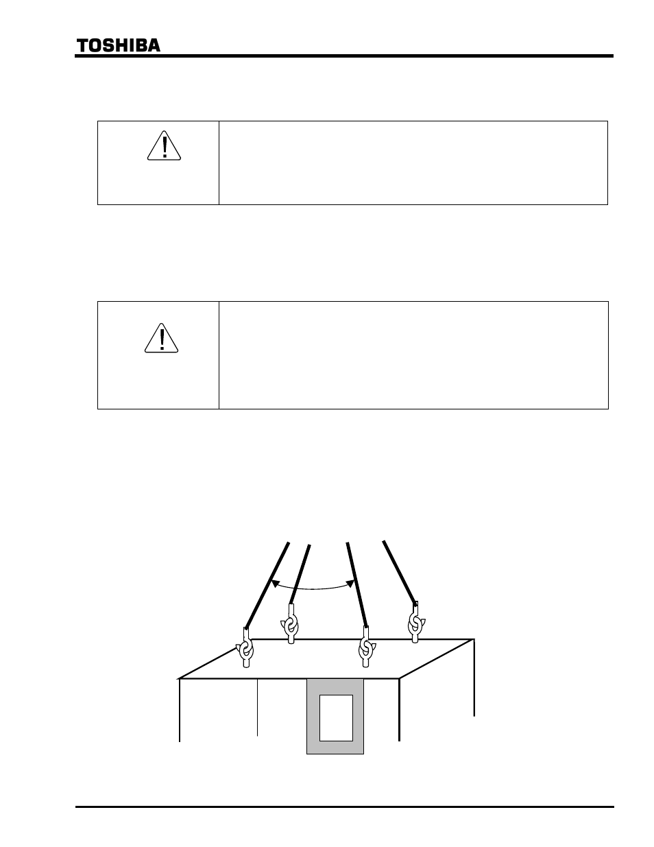 Transportation, Caution, Warning | Toshiba Uninterruptible Power System G8000 Series User Manual | Page 21 / 41